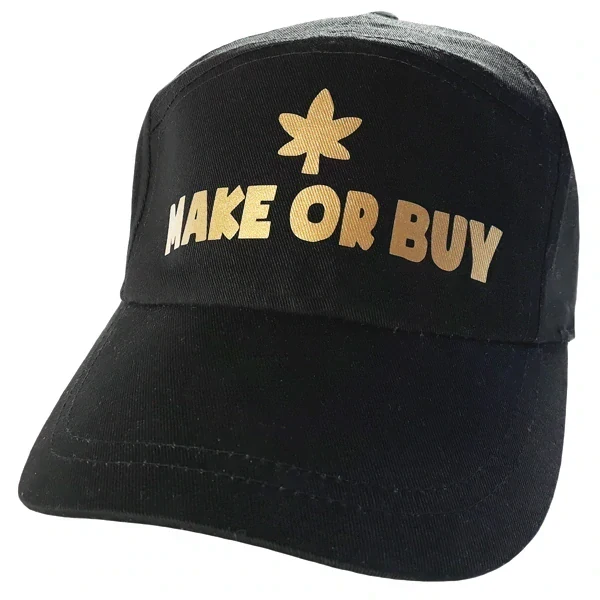 Baseball kšiltovka černá Make or Buy z naší dílny