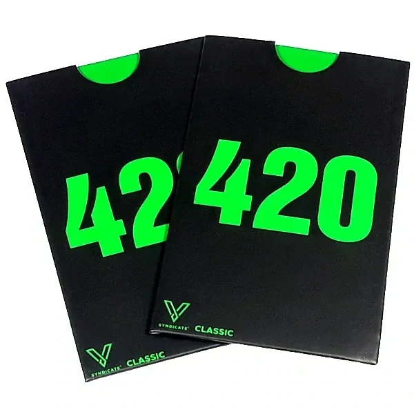 Drtící karta V Syndicate 420 z nerezové oceli v pouzdře