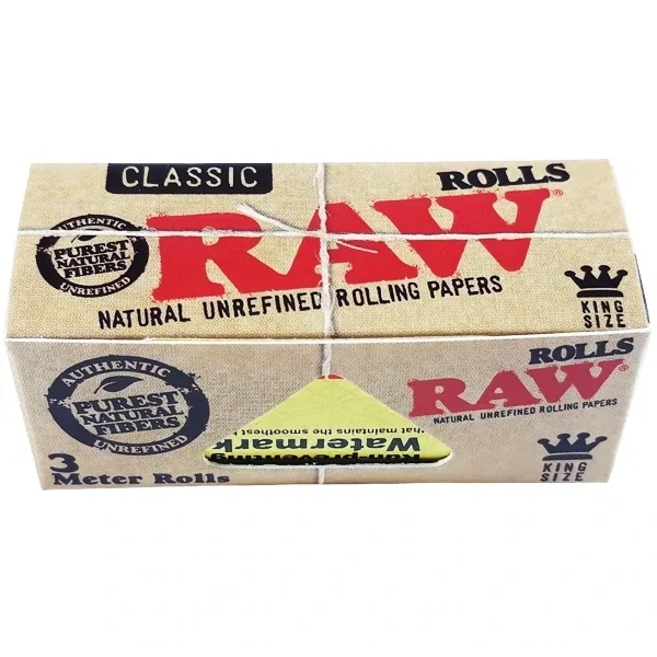 Nekonečné rolovací papírky RAW Classic 3 m x 53 mm