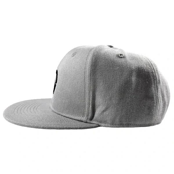 Kšiltovka s rovným kšiltem šedá HIP HOP Crew