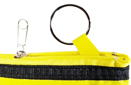 Holčičí peněženka Vesmírný unicorn žlutá 7x11 cm