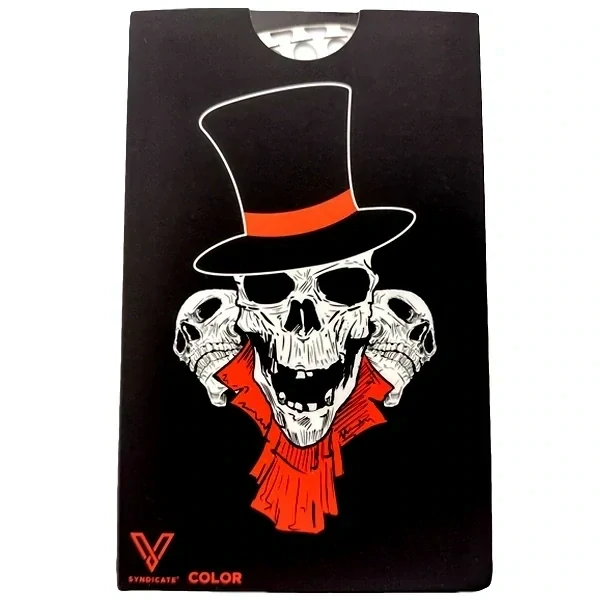 Drtící karta s motivem Joker Skull 4U z nerezové oceli