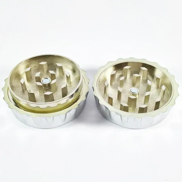 Hliníková drtička zátka Ziggi Jackson dvoudílná ø 4 cm