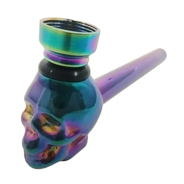 Skleněná fajfka Matroš s kovovým kotlíkem 12 cm