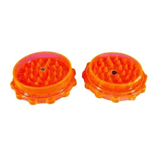 Akrylátová drtička s jehlanovými hroty oranžová ø 6,5 cm