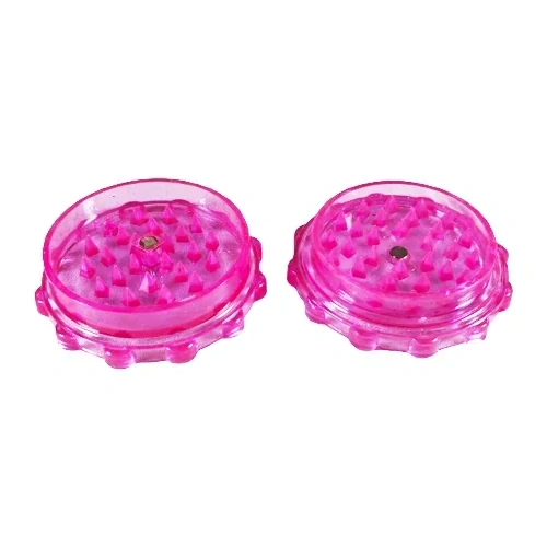 Akrylátová drtička s jehlanovými hroty fialová ø 6,5 cm