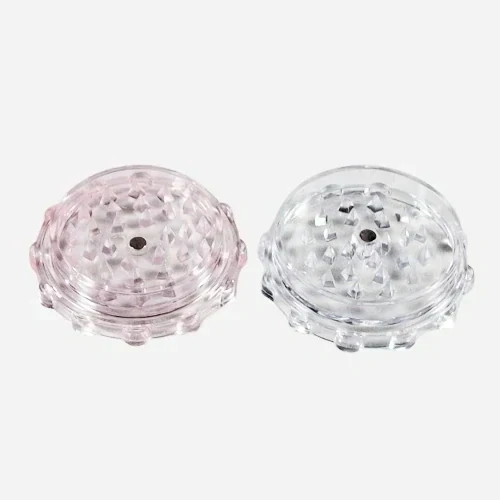 Akrylátová drtička dvoudílná čirá ø 6,5 cm