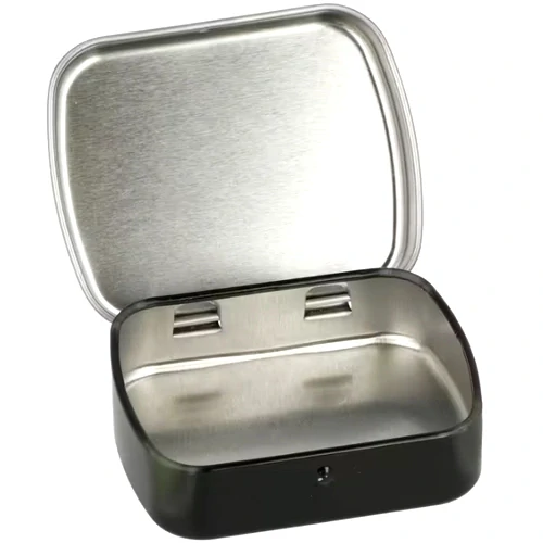 Schovka na marihuanu kapesní zavírací OCB krabička z plechu