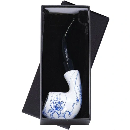 Kovová fajfka Lucca di Maggio s akrylátovým náustkem 15 cm