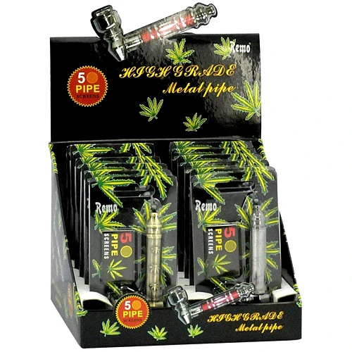 Kovová fajfka Kanabiska s náhradními ocelovými sítky 8,5 cm