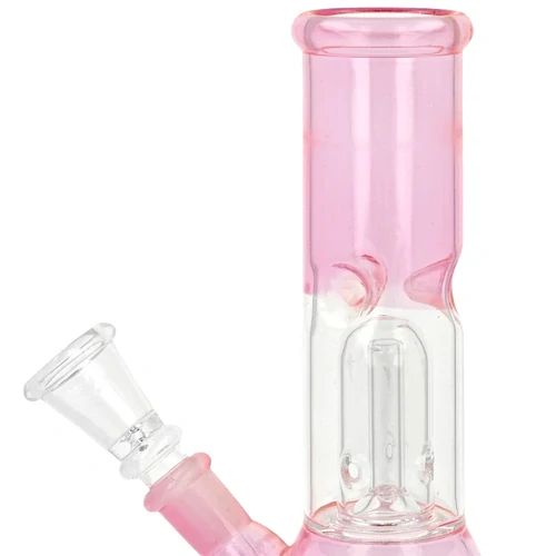 Bongo na marihuanu s perkolací skleněné Růžová víla 22 cm
