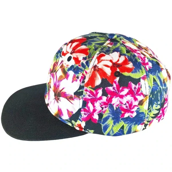 Kšiltovka s rovným kšiltem Flowers dámská