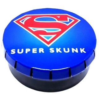 Click clack krabička Super skunk plechová ø 55 mm