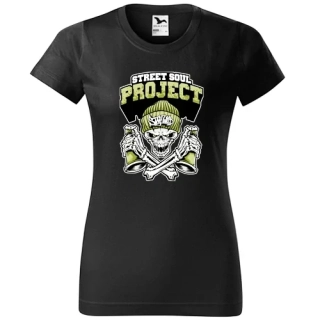 Tričko skate s potiskem Stay Wild dámské bavlněné