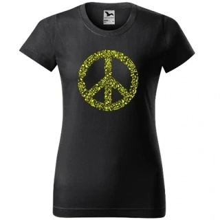 Hippie tričko dámské s potiskem NoWars25 bavlněné