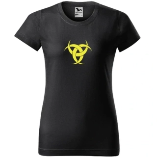 Tričko skate s potiskem Trojzubec symbol dámské 