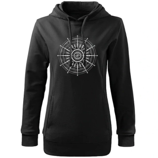 Mikina s mandalou dámská z rodinné dílny