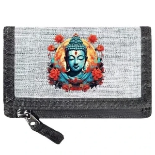 Šrajtofle s buddhou textilní žíhaná 13,5x9 cm