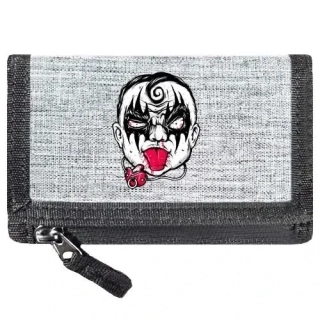 Šrajtofle Punk Rock Styl žíhaná textilní 13,5x9 cm