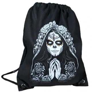 Vak na záda s kapsou stahovací Calaveras mystika