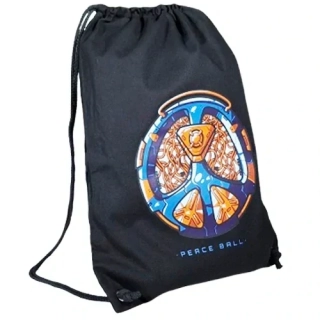 Vak na záda s kapsou stahovací Peace ball síla