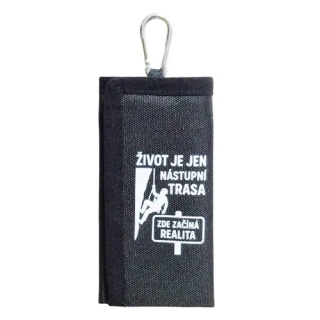 Dárek pro horolezce peněženka Začátek reality