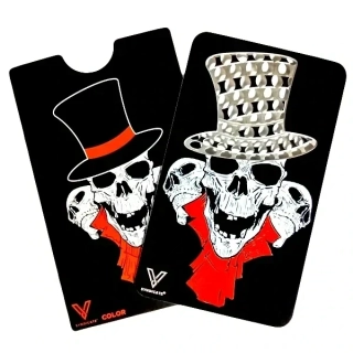 Drtící karta s motivem Joker Skull 4U z nerezové oceli