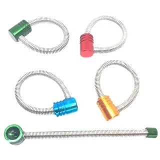 Kovová fajfka Pružina ohebná v mixu barev 10 cm