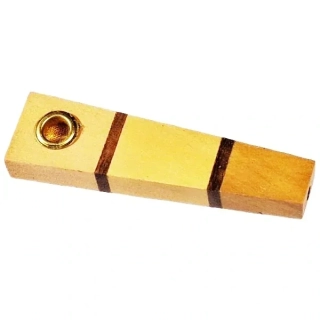 Dřevěná fajfka Skaňour s kovovým kotlíkem 10 cm