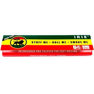 Papírky na cigarety Irie King Size 64 ks 110x30 mm
