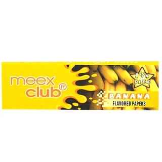 Banánové papírky na cigarety Meex Club 1 1/4