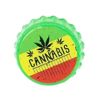 Akrylátová drtička Cannabis dvoudílná ø 4,5 cm