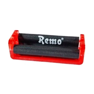 Balička na joint plastová červená na papírky 7 cm