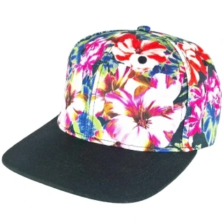 Kšiltovka s rovným kšiltem Flowers dámská